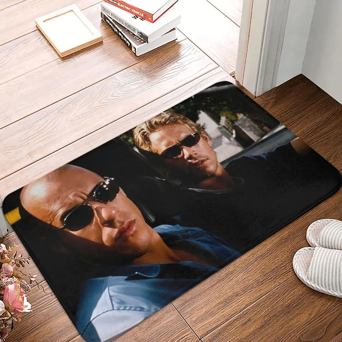 Fast And Furious Movie Doormat Kitchen Entrance Home Floor Mat Anti-slip Carpet Rug for Balcony Footpad Mats
