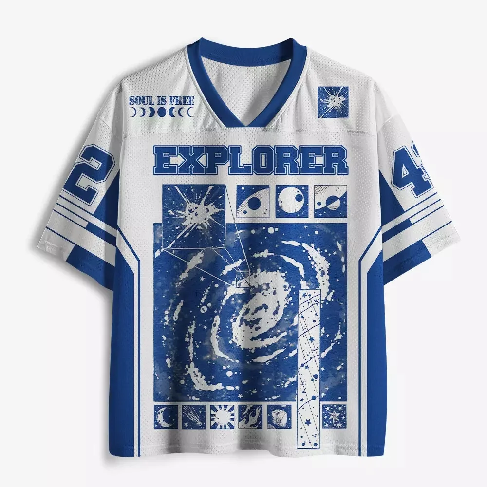 New Hot Selling Men's T-shirt Fashionable V-neck 3D Quick Drying Casual Outdoor Sports Adult and Children's Parent-child T-shirt