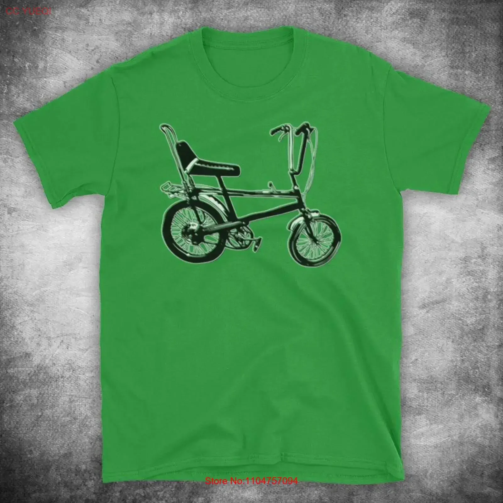 Chopper Bike Retro Cycling 70s 80s Kids Bicycle Grifter Mens T Shirt Various Colours Sizes vintage Washed Breathable streetwear