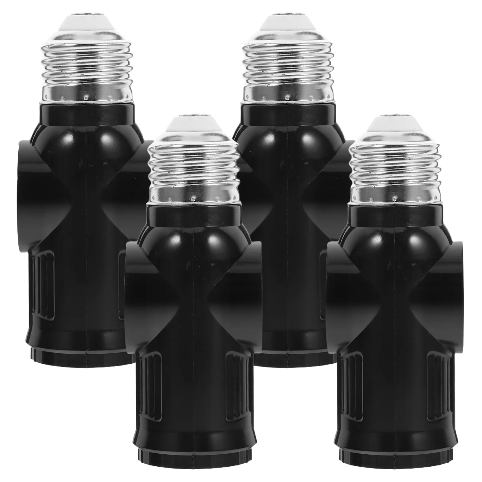 

4 Pcs Lampholder Converter Lampshade Replacement Bulb for Lantern Holders Black Light Socket