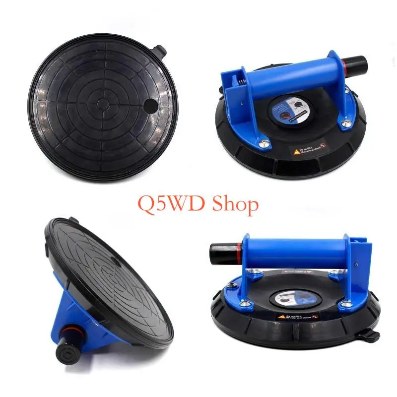 Q5WD Durable Vacuum Suction Cup Heavy Duty Vacuum Plate with Handle for Glass Tiles