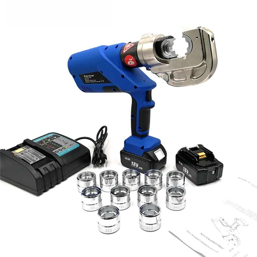BZ-400 Battery Powered Crimping Tool 16-400mm2 EZ-400 C-shape Head Hydraulic Crimper
