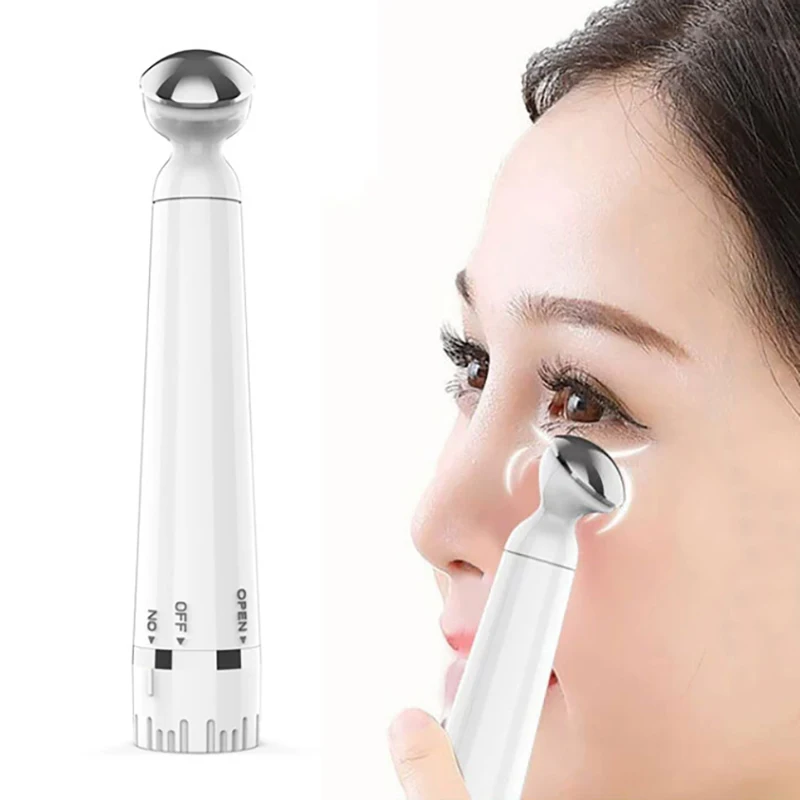 Mini Portable Handheld Electric Vibration Eye Facial Massager Anti-Ageing Wrinkle Dark Circle Removal Pen Beauty Skin Care Tools