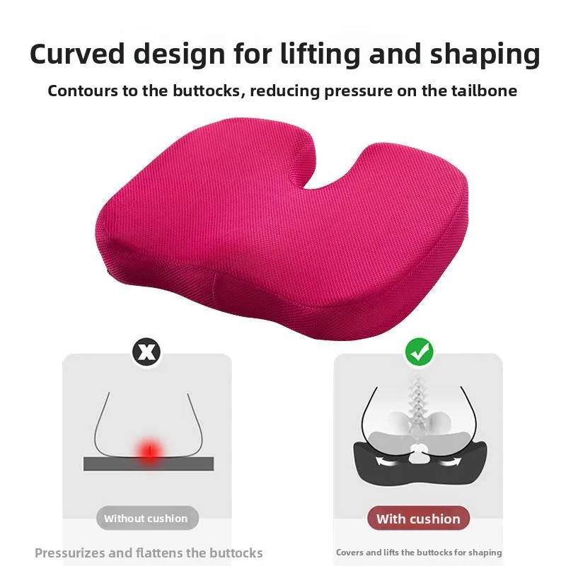 

Office Memory Foam Lumbar Support Pillow Cuion Inteated Barest Carriage Pregnant Women Waist Pad Chair