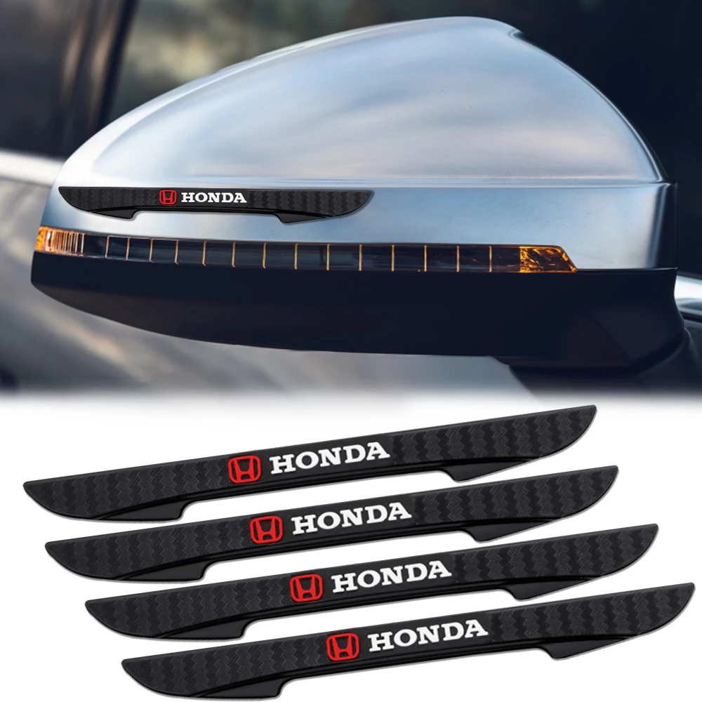 4 шт., резиновые наклейки на края двери автомобиля Honda Accord Odyssey Civic CRV Inspire Envix Crider City Jade