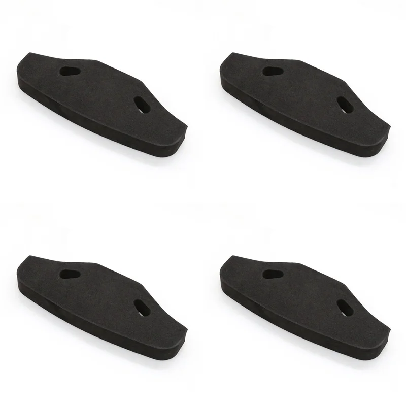 

YSUN-4X губка переднего бампера для TAMIYA TT-01 TT-02 TT01 TT02 1/10, обновленные детали радиоуправляемого автомобиля, запасные аксессуары, черный