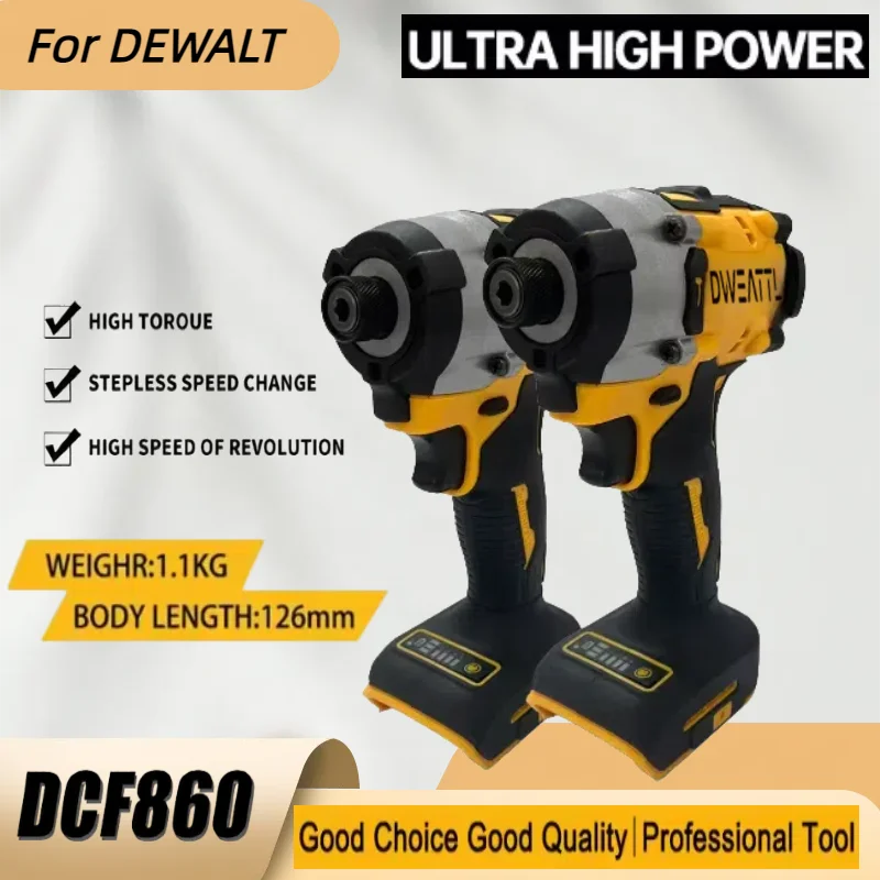 For Dewalt DCF860  Rechargeable Power Tools Upgraded Cordless Compact Drill / Driver 20V Brushless Electric Drill Screwdriver