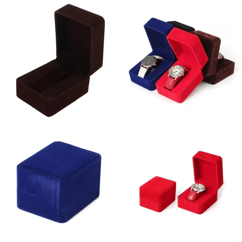 Flannelette Box Watch Storage Case Handmade Cases Holder Accessory