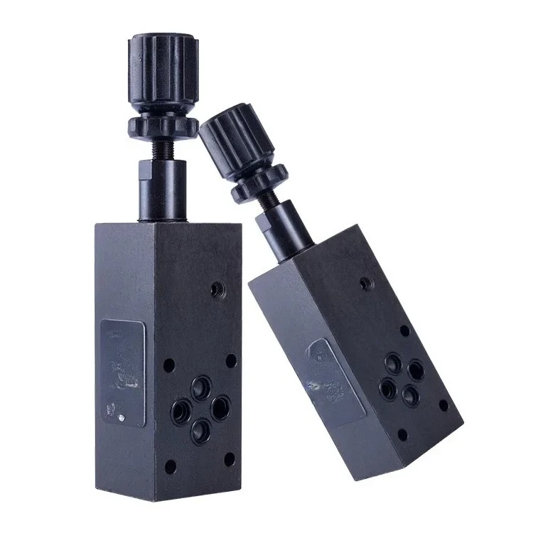 Superimposed overflow valve MRV02 series hydraulic station mechanical pressure regulating valve hydraulic components