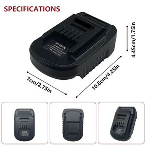 Makita 18V Li-Ion Batteryersatzadapter, Konverter, drahtlose Elektrobohrer, Treiberwerkzeuge, 18 V 8 Hauptverkäufe Einhell - №3