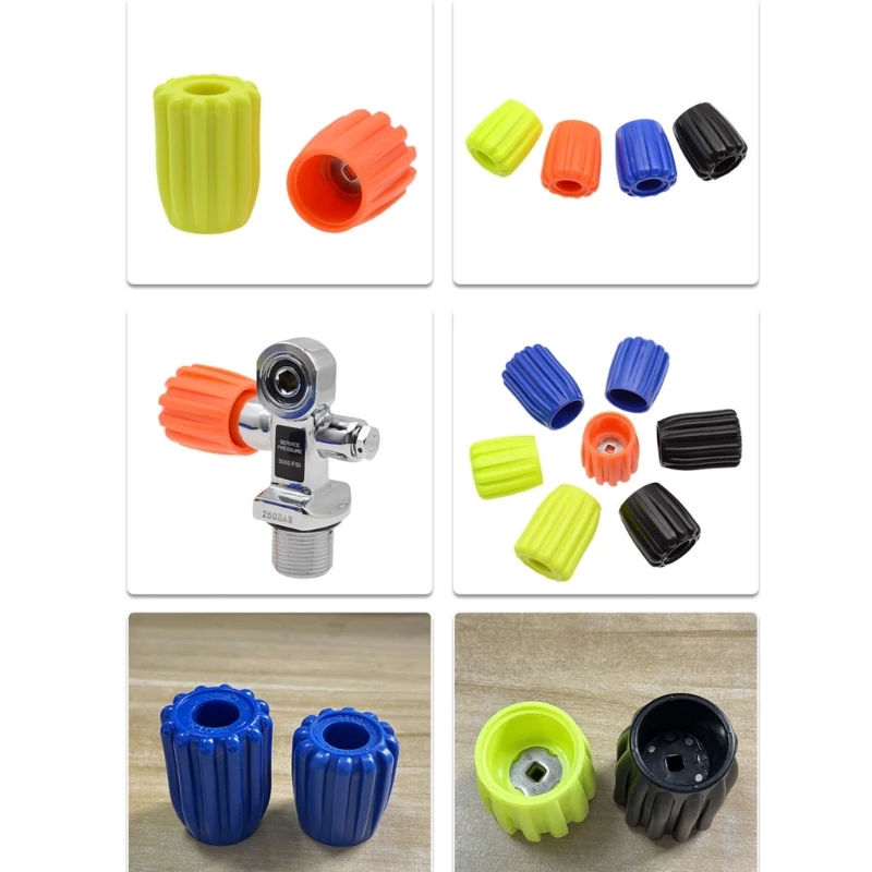 Scubas Diving Tanks Cylinder Valves Handwheel Knob Pressure Reducing Valves Switches Knob Replacement Maintenance K1YF