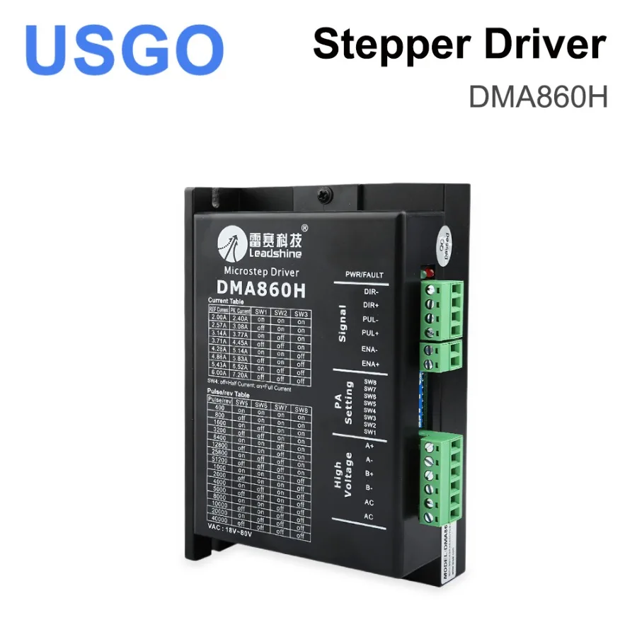 USGO Leadshine M542C 2 Phase Stepper Driver 20-50 VAC 1.0-4.2A 7-16mA