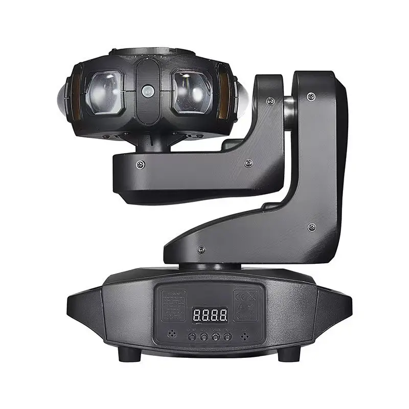 120W RGBW 4-in-1 Disco Moving Head Laser Beam Strobe Stage Light DMX512 Control for Night Club DJ Bar and KTV Atmosphere