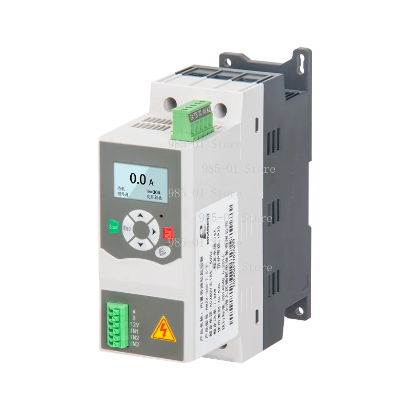 Built-in bypass soft starter cabinet, 380V three-phase motor, 5.5/7.5/11/15 KW, applicable voltage 304-456V