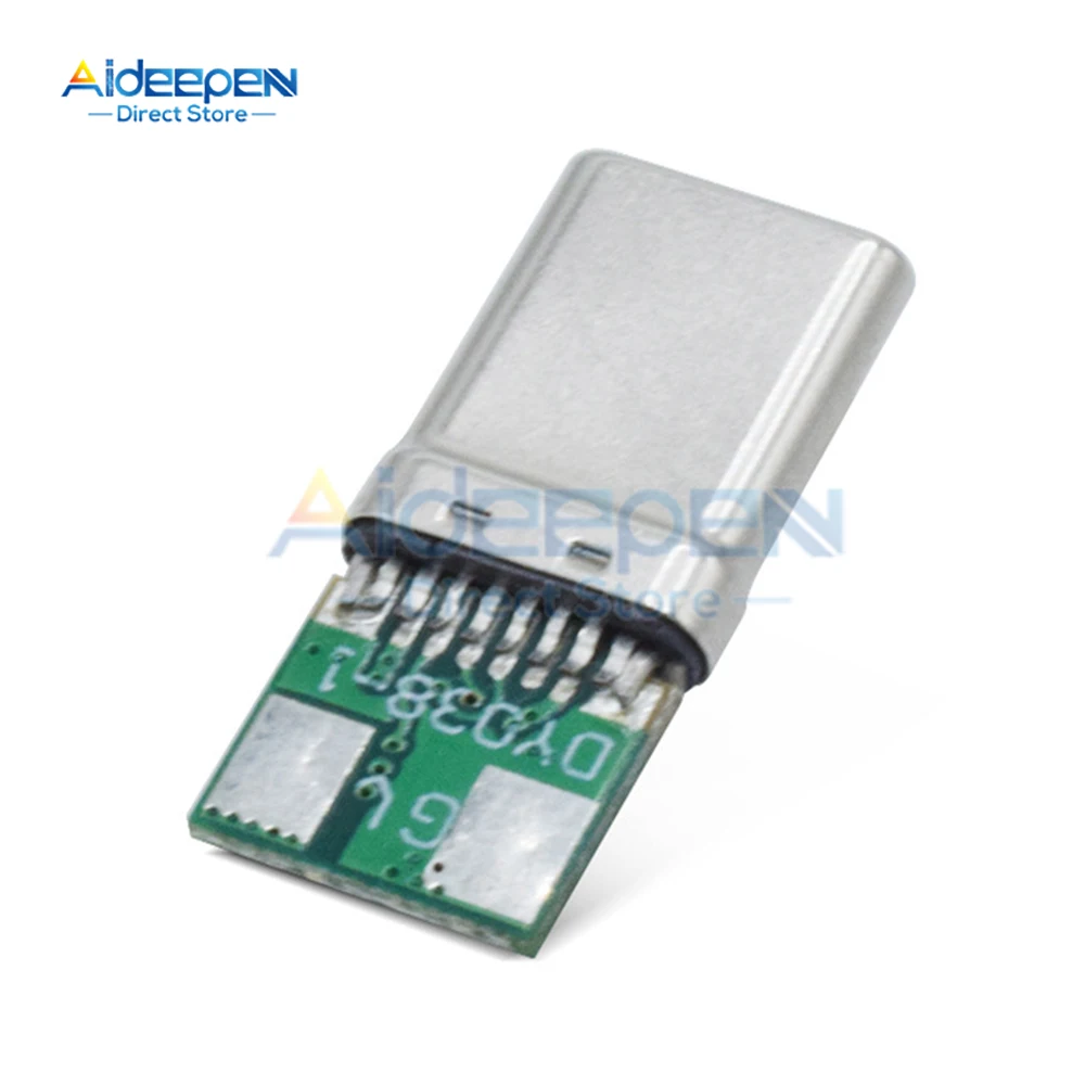 PD/QC 미끼 보드 고속 충전 모듈, PD 2 3.0 DC 트리거 케이블, USB C타입 수 플러그, QC4 충전 커넥터, 9V, 12V, 15V, 20V