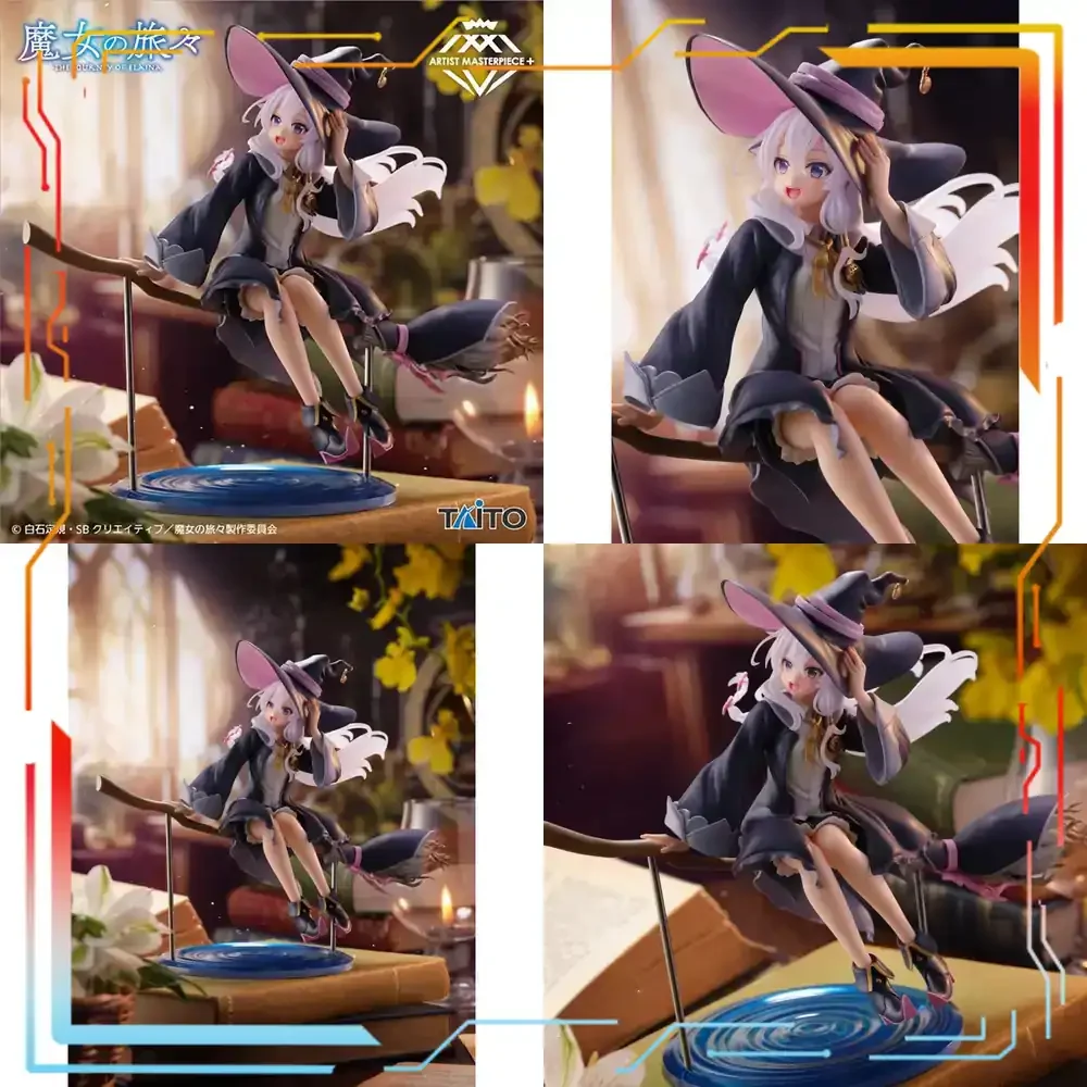Фигурка Taito Majo No Tabitabi Elaina Witch's Clothes Ver. (Предварительно окрашенная, авторская работа) 200 мм, официальная лицензированная игровая игрушка