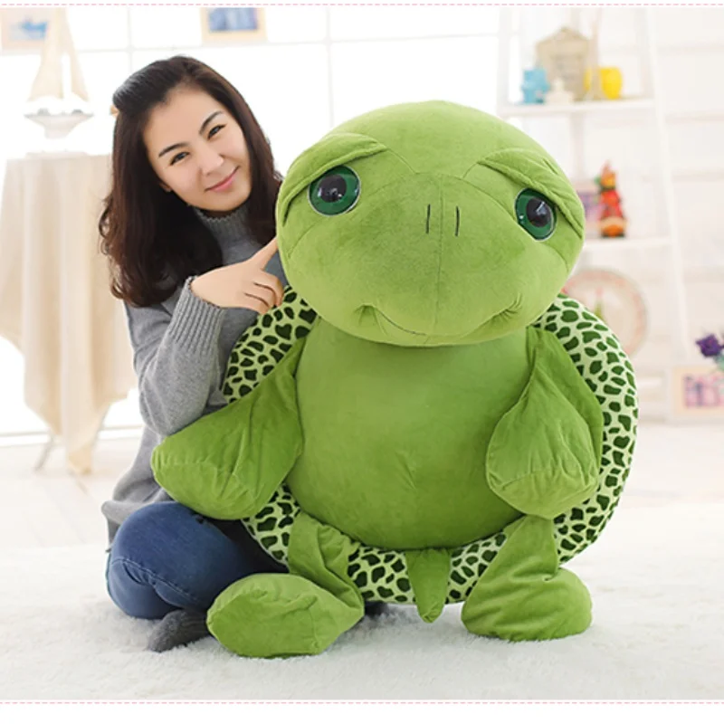 Cartoon Tortoise Plush Toys Soft Sea Turtle Cute Animal Doll Soft Stuffed Home Cushion Car Bag Children Gift Plush Pillow