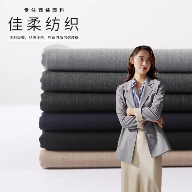 Twill yarn-dyed four-sided elastic suit fabric fabric for men's and women's trousers