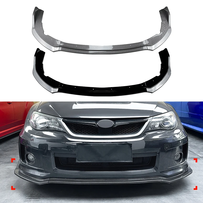 Front Bumper Lip Splitter Diffuser Lip Body Kit For STI Subaru Impreza WRX Sti 4 Door Sedan 2011-2014 Car Spoiler Bumper Guard