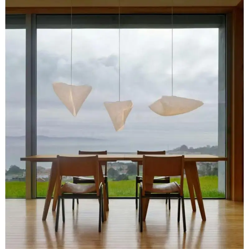 Spanish Luxury High-end Restaurant Pendant Lamp Simple New Designer Bedroom Bar Art LED Chandelier Modern Home Decor Lighting