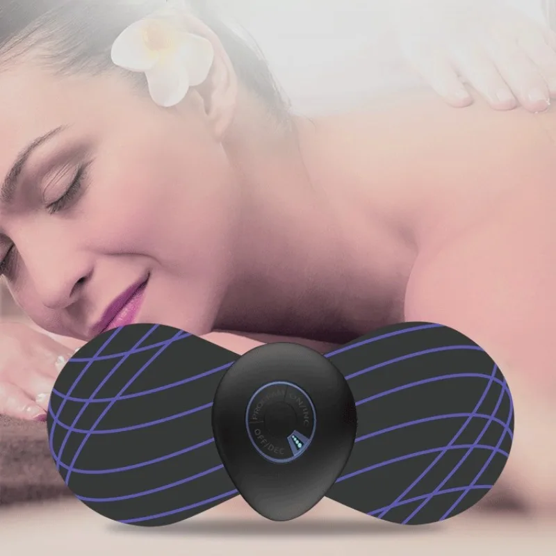 

Интеллектуальный мини-электрический массажер для шеи, портативный массажный пластырь, импульсный стимулятор мышц тела, подушечки для шеи, плеч, спины, массажер