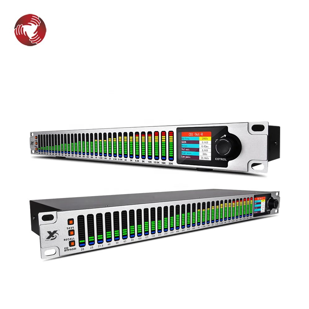 LED 31-band Digital Graphic Equalizer For Home Audio With PC Control Equalizer