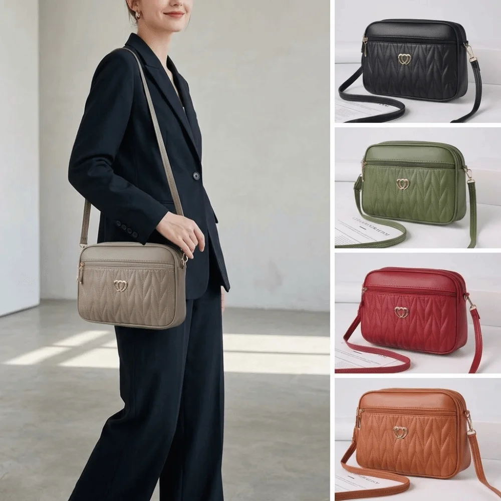 

Fashion PU Crossbody Phone Bag Adjustable Durable Single Shoulder Bag Stylish Crossbody Bag Travel