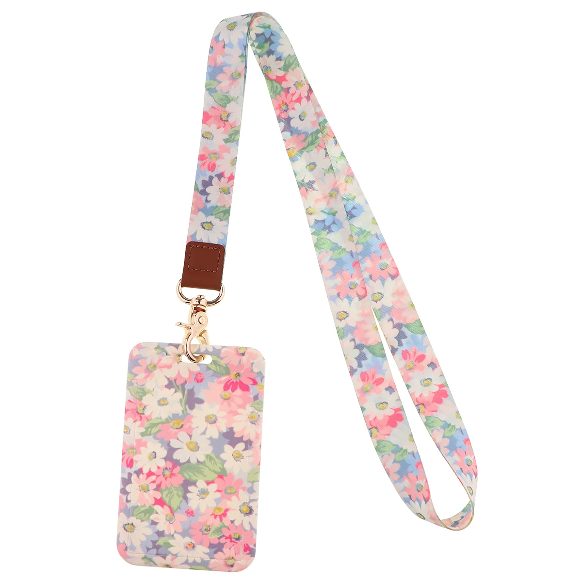 Ransitute R2806 Blumen Fashion Lanyards Ausweishalter Bus Pass Case Cover Slip Bank Kreditkarteninhaber Gurt Karteninhaber – Detail 6