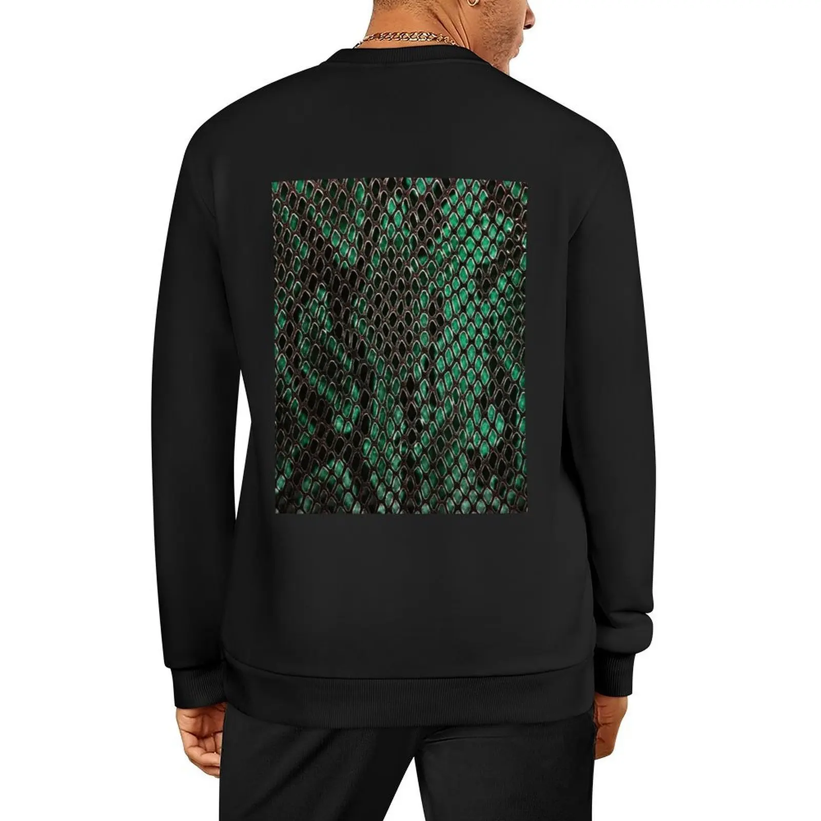 

Exotic Snake Skin Pattern for Apparel and Accessories Pullover men wear tracksuit men's clothing men sweatshirt