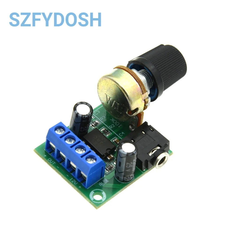 DC 3V-12V LM386 Mono Mini Power Amplifier Board YX1667 Audio Power Amplifier Board Adjustable Volume Mini Power Amplifier Module