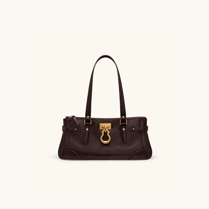 Best-selling high-quality soft leather underarm bag, new trendy and versatile light luxury small and exclusive tote Storage bag