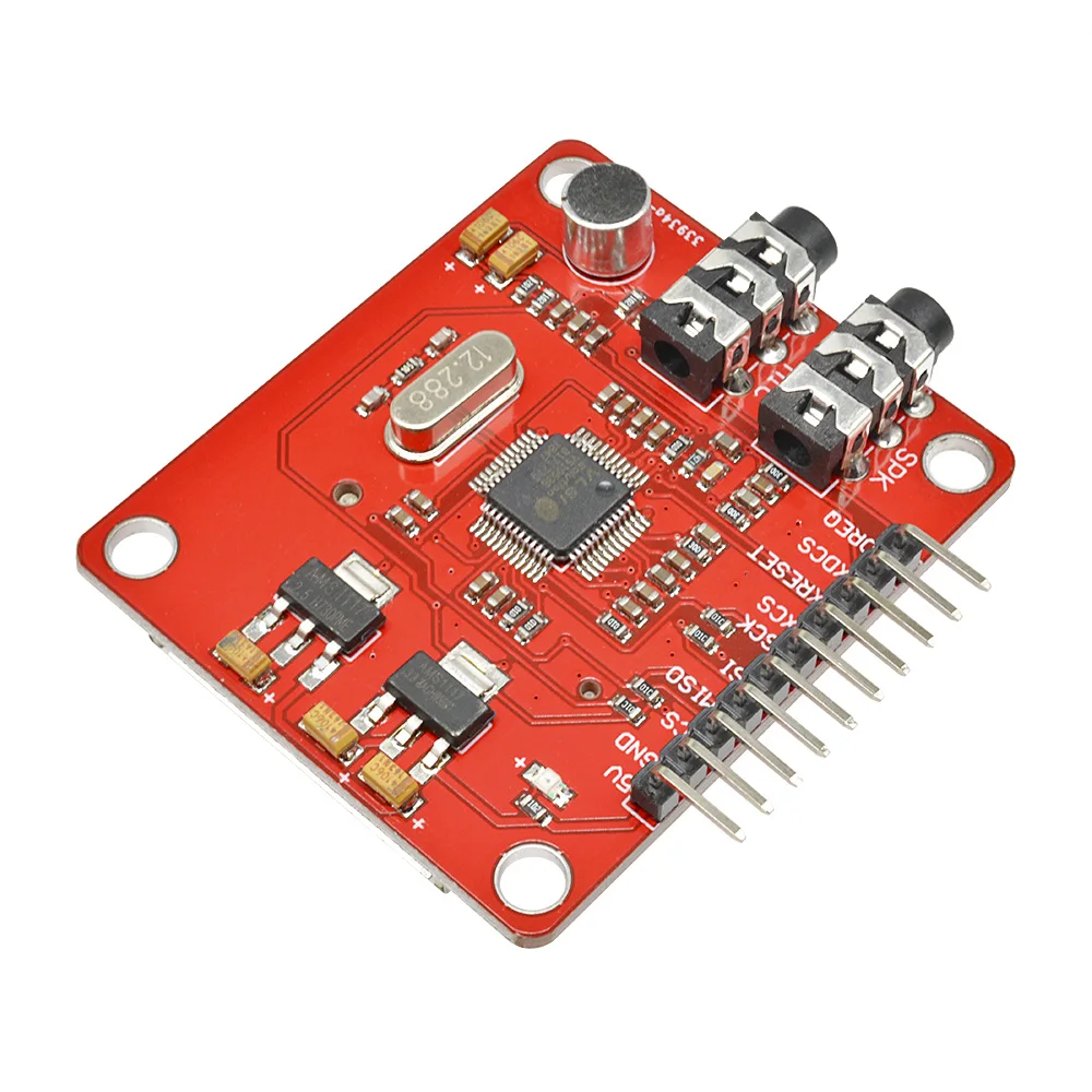 لوحة تسجيل فتحة بطاقة وحدة التسجيل في الوقت الحقيقي VS1053 تدعم ترميز OGG وما إلى ذلك.