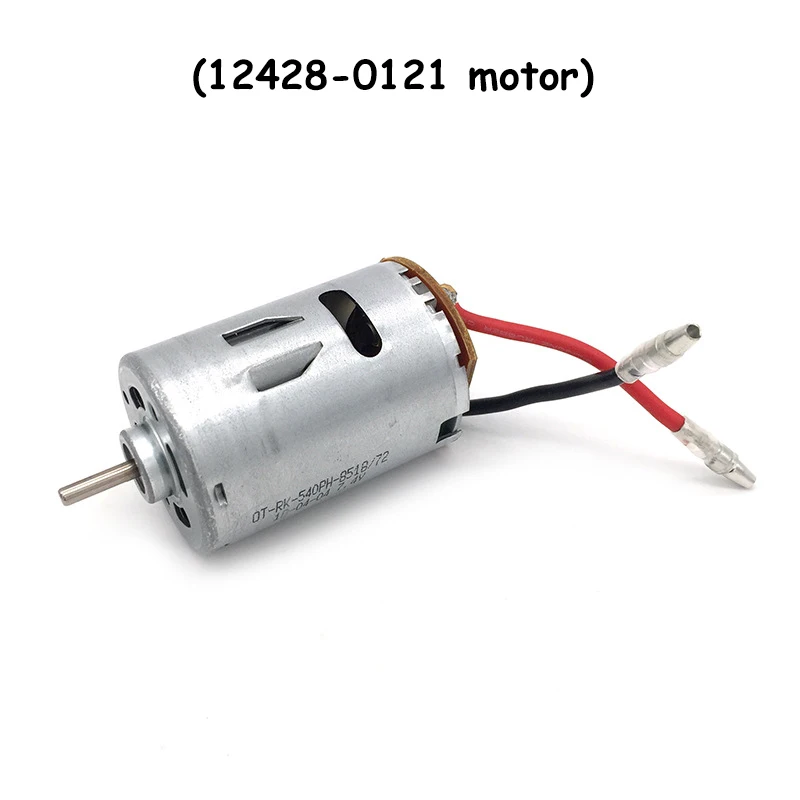 Motor original do receptor do controle remoto, base do motor, WLtoys 12428, 12423, 12428-ABC, 550, 12428-0120, 0121, 0056