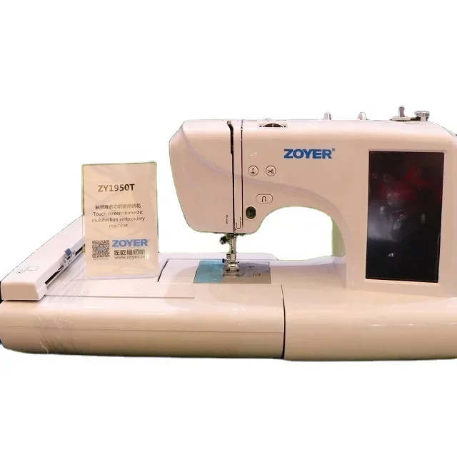 

ZY1950T Zoyer Domestic embroidery sewing machine home use house hold machine