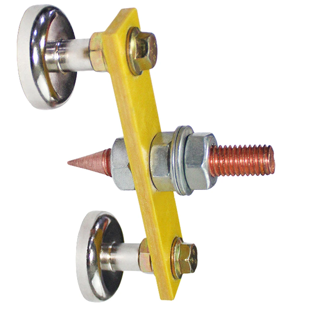 

1pc Strong Magnetic Welding Ground Iron Locator Soldering Tool Clamp Electric Soldering Accessories Double End Strap Wire Tail