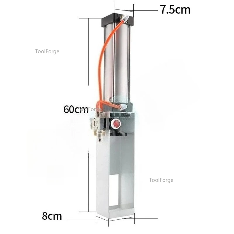 Pneumatic Aluminum Can Compactor 16 Oz Can Press Three-Dimensional Can Drink Bottle Crusher