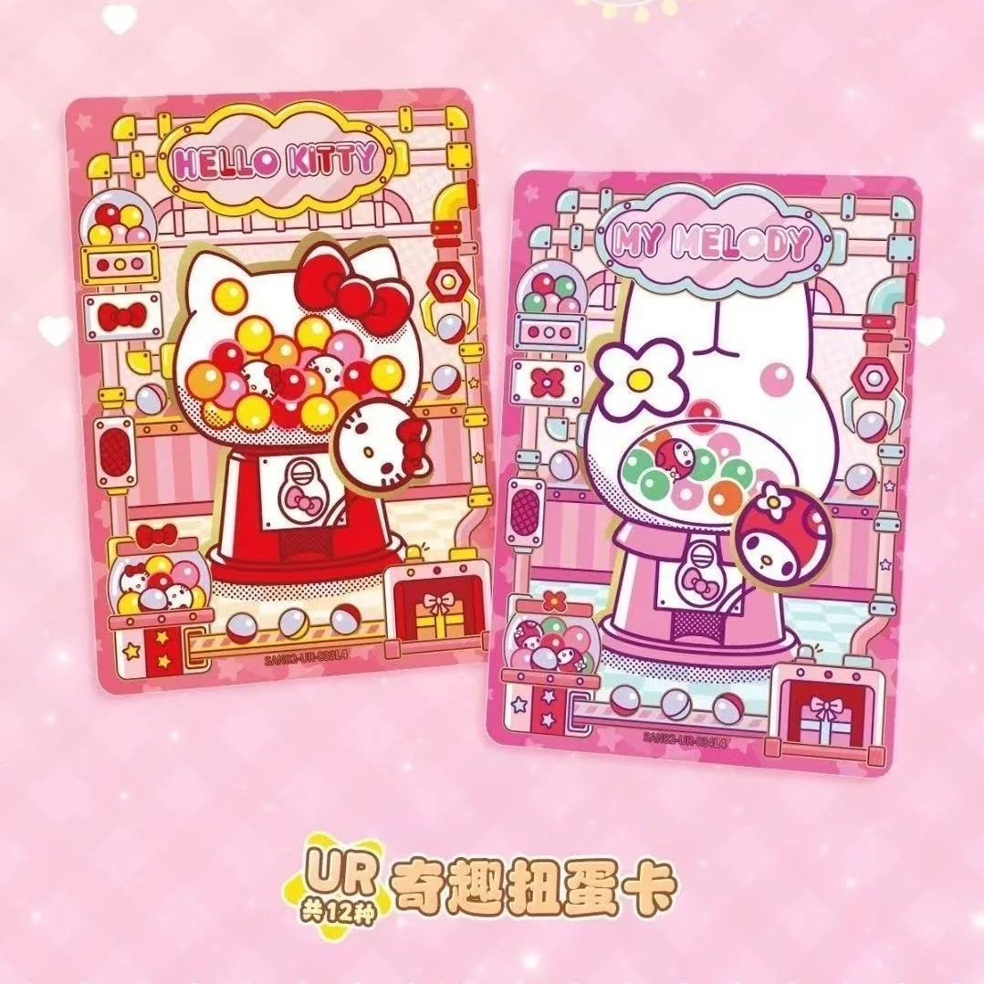Brand New Original KAYOU Anime Sanrio Family Cards Hello Kitty Kuromi My Melody Cute CR MR UR MTR SSR Rare Collectible Cards