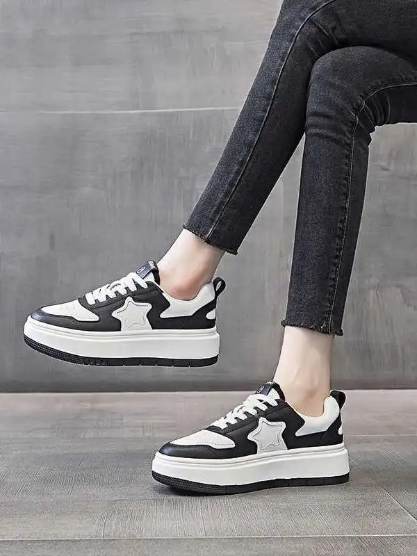 chaussures-blanches-polyvalentes-pour-femmes-nouvelle-collection-printemps-decontractees-pour-l'exterieur-et-les-loisirs-a-bout-rond-avec-semelle-interieure-rehaussante-en-caoutchouc