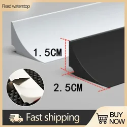 Silicone Water Barrier Bathroom Kitchen Floor Retaining Waterproof Barrier Bendable Countertop Waterstop Strip
