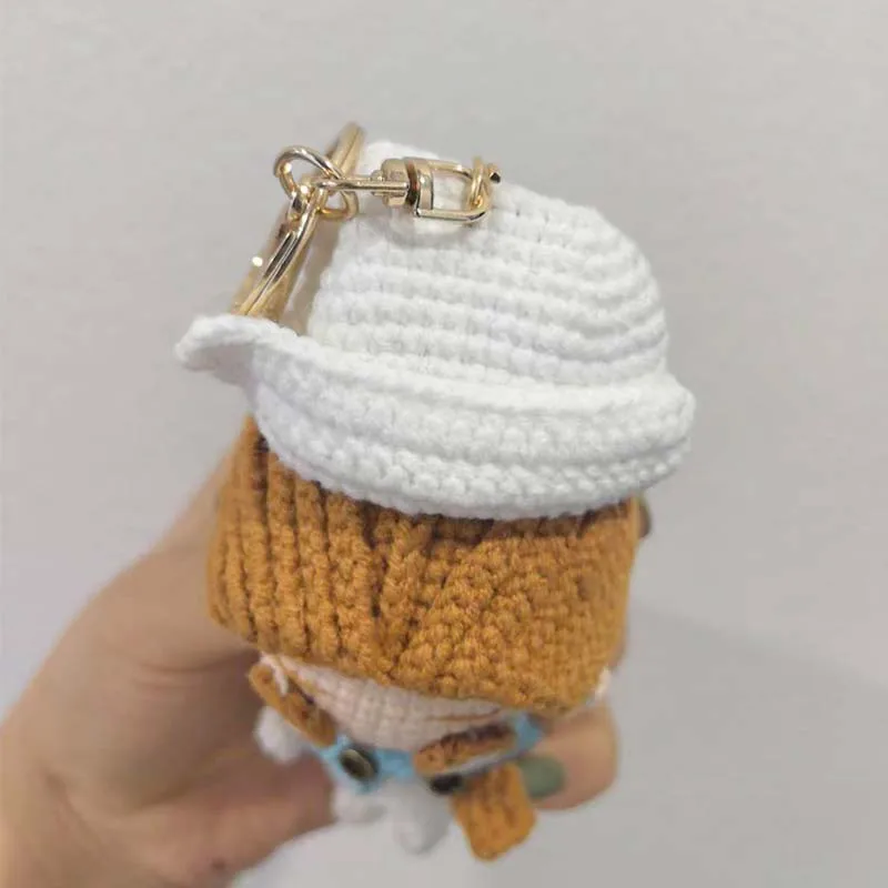 Handmade Crochet Plush Cartoon Game Peripherals keychain Cute Identity Crochet Doll  Doctor Emily Doll Birthday Gifts Toys