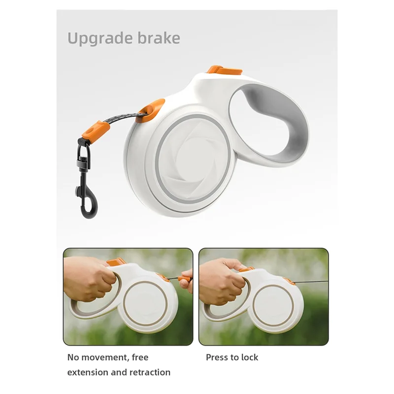 A88E-Adjustable Durable 5M 30Kg Retractable Dog Leash Roulette Walking Rope Chain For Small Large Dogs Accessories