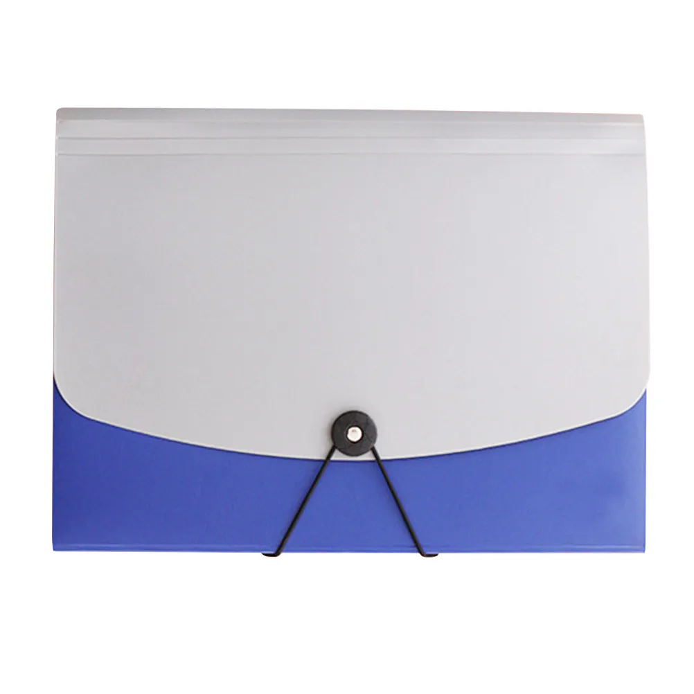 

Папка-гармошка на 13 отделений формата А4 из водонепроницаемого полипропилена с застежкой-ремешком, органайзер для документов для офиса и школы, 1 шт.