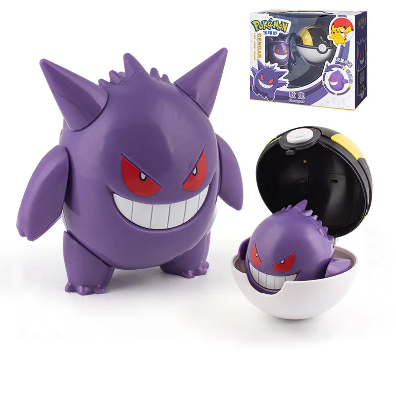 Neue Pokémon-Figur, transformierbare Pokéball-Pikachu, Mew, Eevee, Gengar, Blastoise, Venusaur, Charizard, Gyarados, Pokéball-Elf-Puppe, Kinderspielzeug – Detail 4