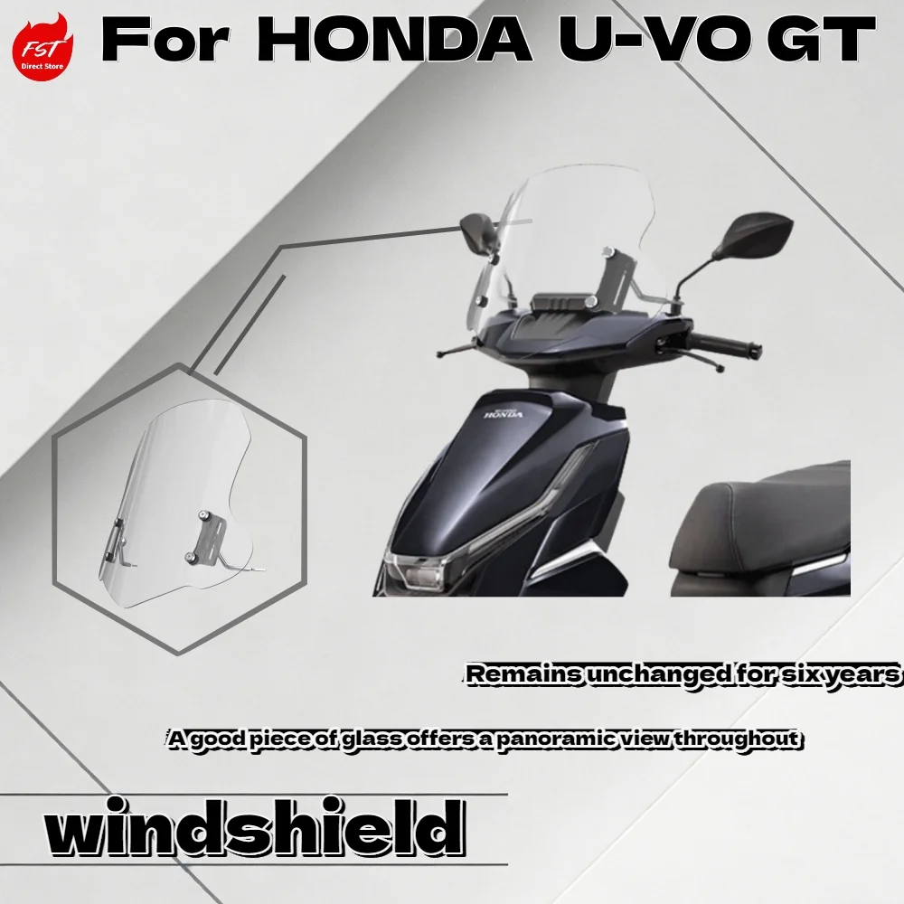 

Прозрачное переднее ветровое стекло для скутера Honda U-VO GT UBe Plus, модифицированные аксессуары