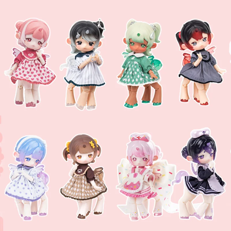 Penny Box Obtisu11 Doll Dream Tea Party Gum Coated Blind Box 1/12Bjd Dolls Action Figures Mystery Box Model Anime Surprise Gifts