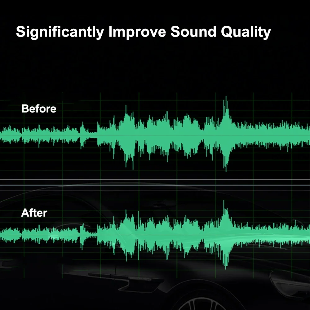 مكبر صوت للسيارة مكافئ صوت EQ مضخم صوت متقاطع ، مضخم صوت معلمى ، نطاق 5 7 9 ،-12dB