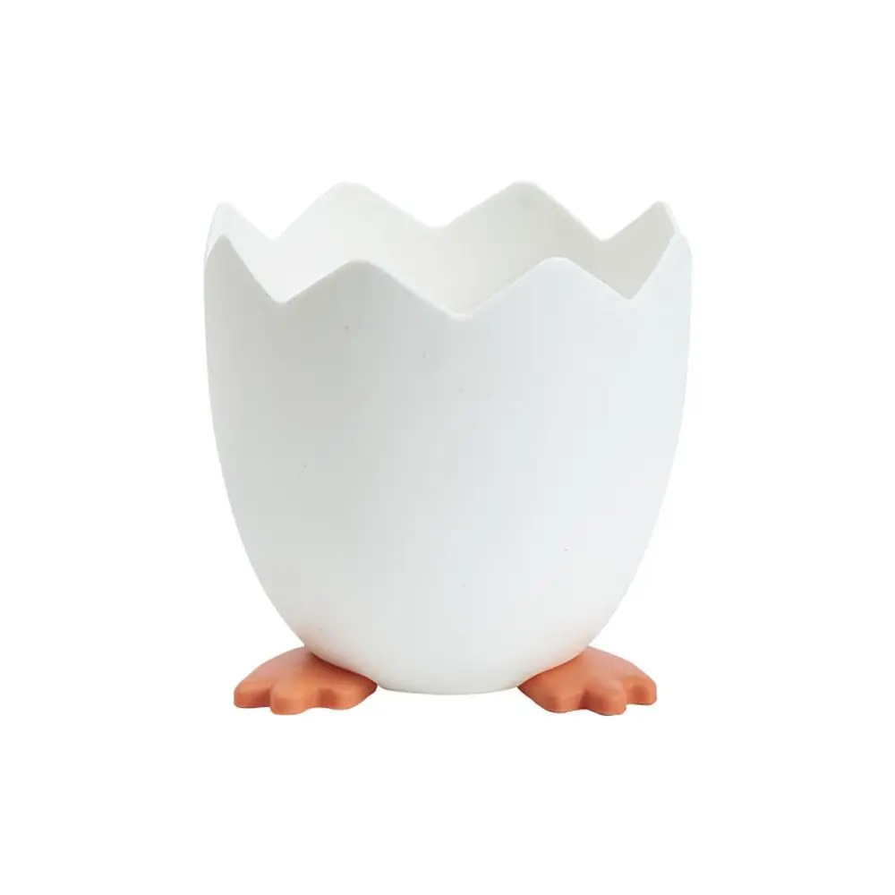 Egg Shaped Broken Chicken Storage Box Large Capacity Three-dimensional shape Desk Storage Multifunctional PP Pen Container Home