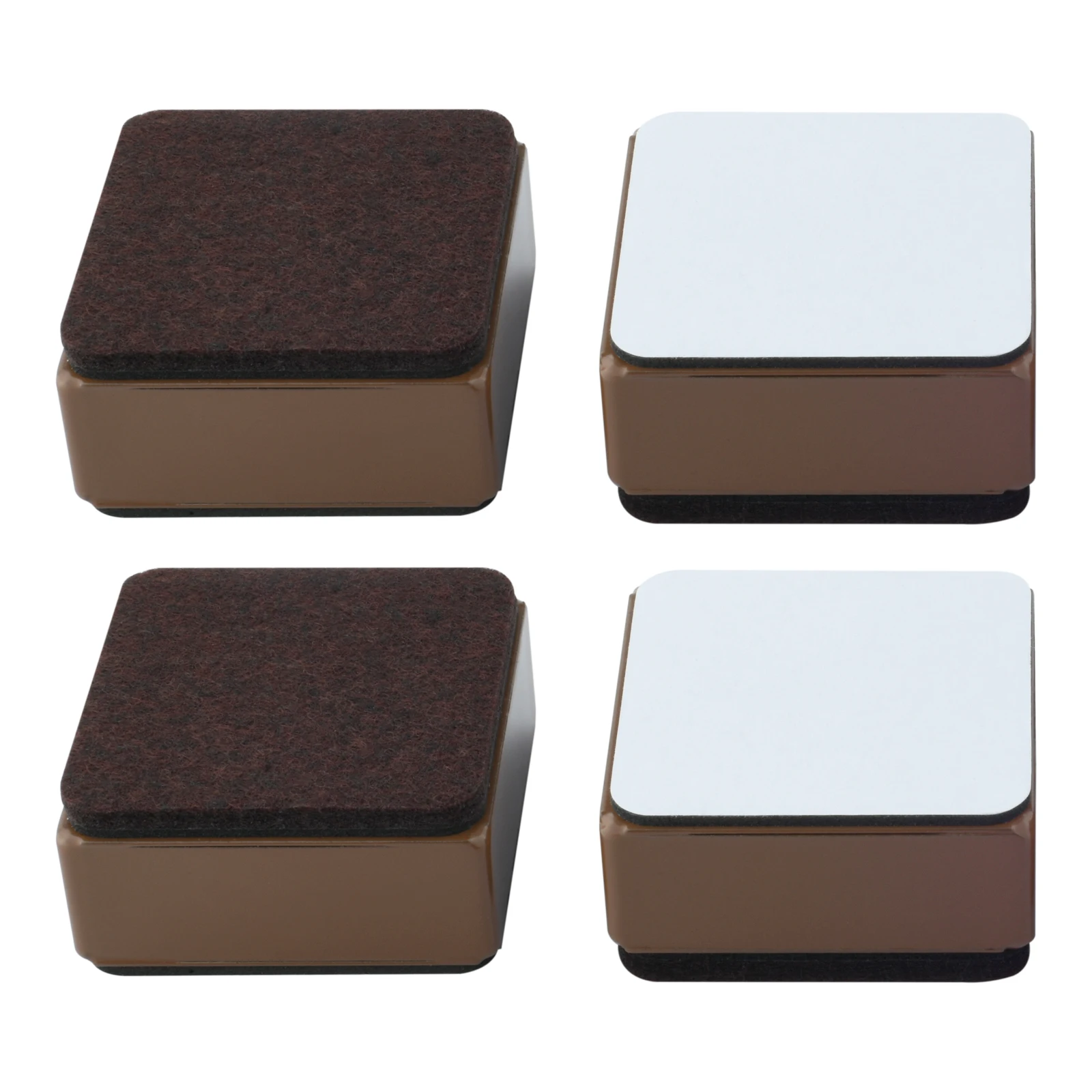 4 قطعة/الوحدة 60x32 مللي متر أقدام أثاث الساق السرير الناهضون زيادة وسادة مربع طاولة مستديرة كرسي مكتب أريكة الناهض الطابق حامي مصعد