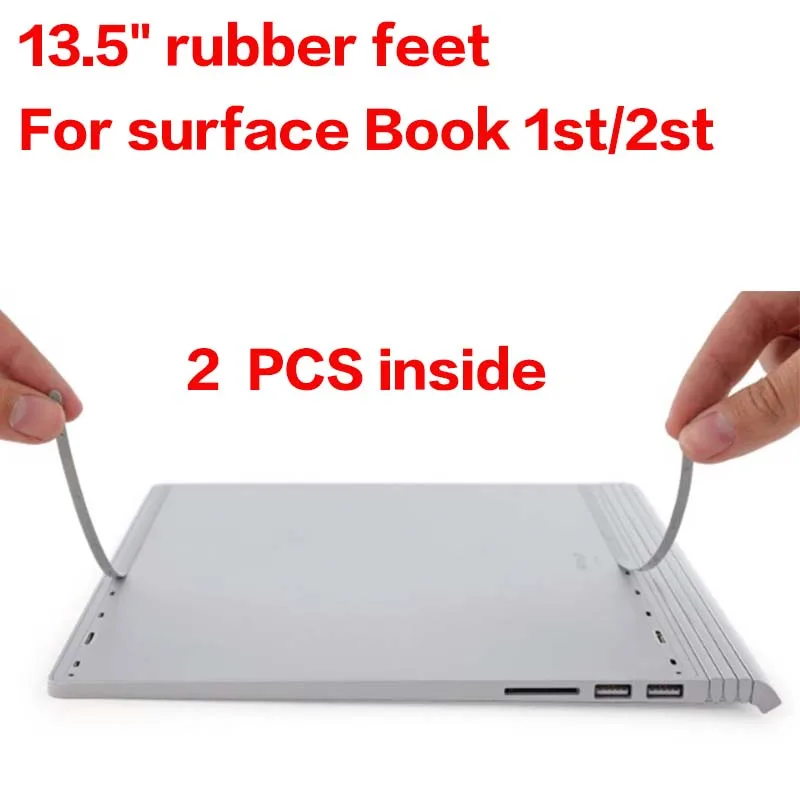 2 pieces For surface Book rubber feet replacement rubber strip for surface book 1 2 keyboard rubber feet