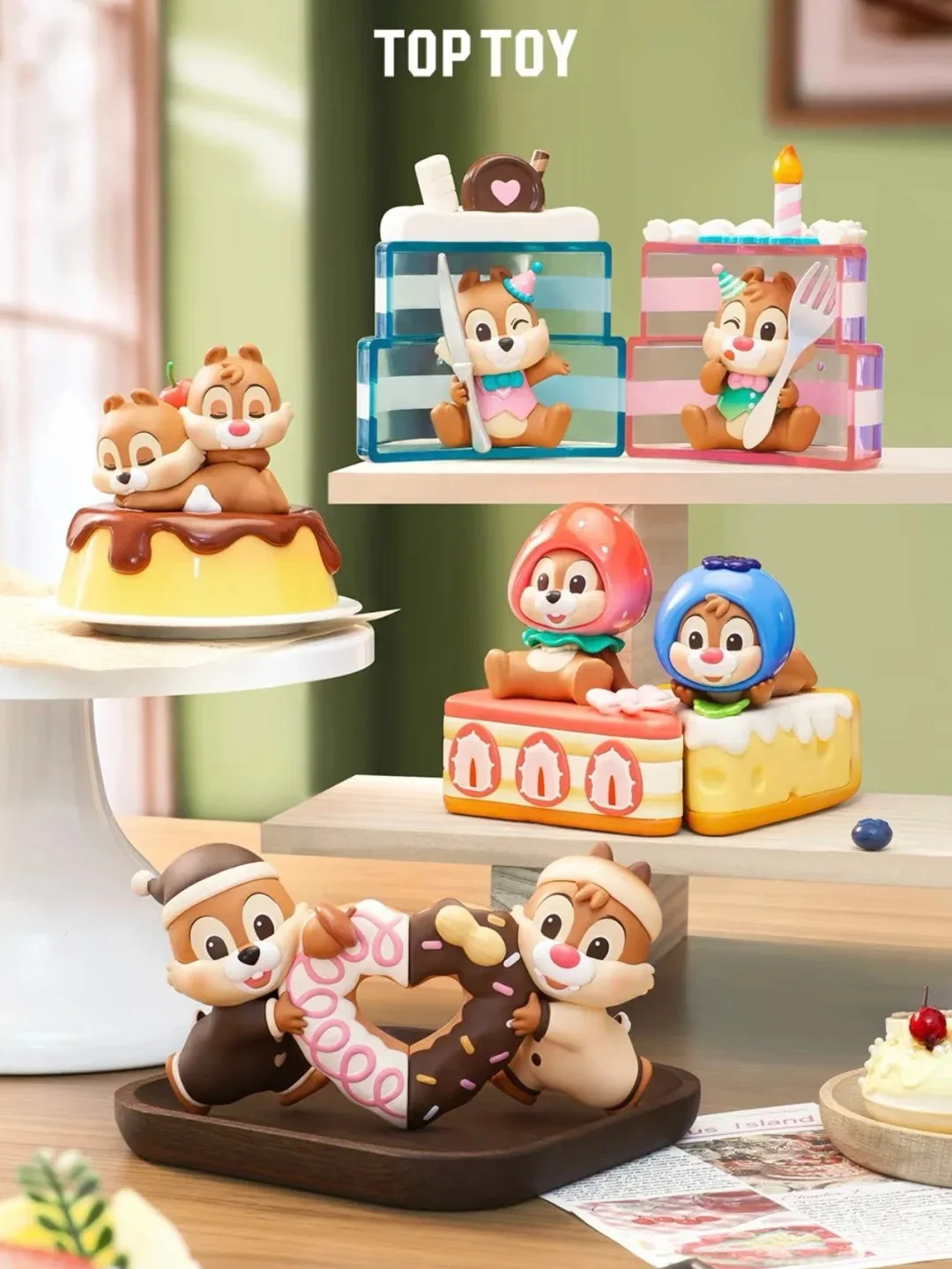 

Toptoy Disney Chip 'n' Dale Dessert Adventure Series Vinyl Face Blind Box - Cute Handmade Toy Gift For Girls Trendy Collectible